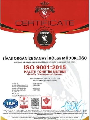 Bölge Müdürlügümüz Kalite Yönetim Belgelerini Almaya Hak Kazandi.