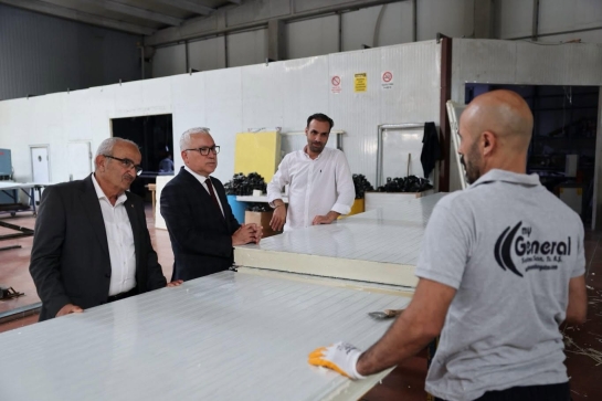 Valimiz Sn. Yılmaz ŞİMŞEK OSB Firma Ziyareti